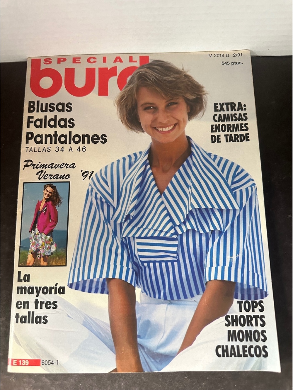Vintage Burda Special Magazine 1991 No 2/91 E139 Spanish Patterns Uncut Sheets